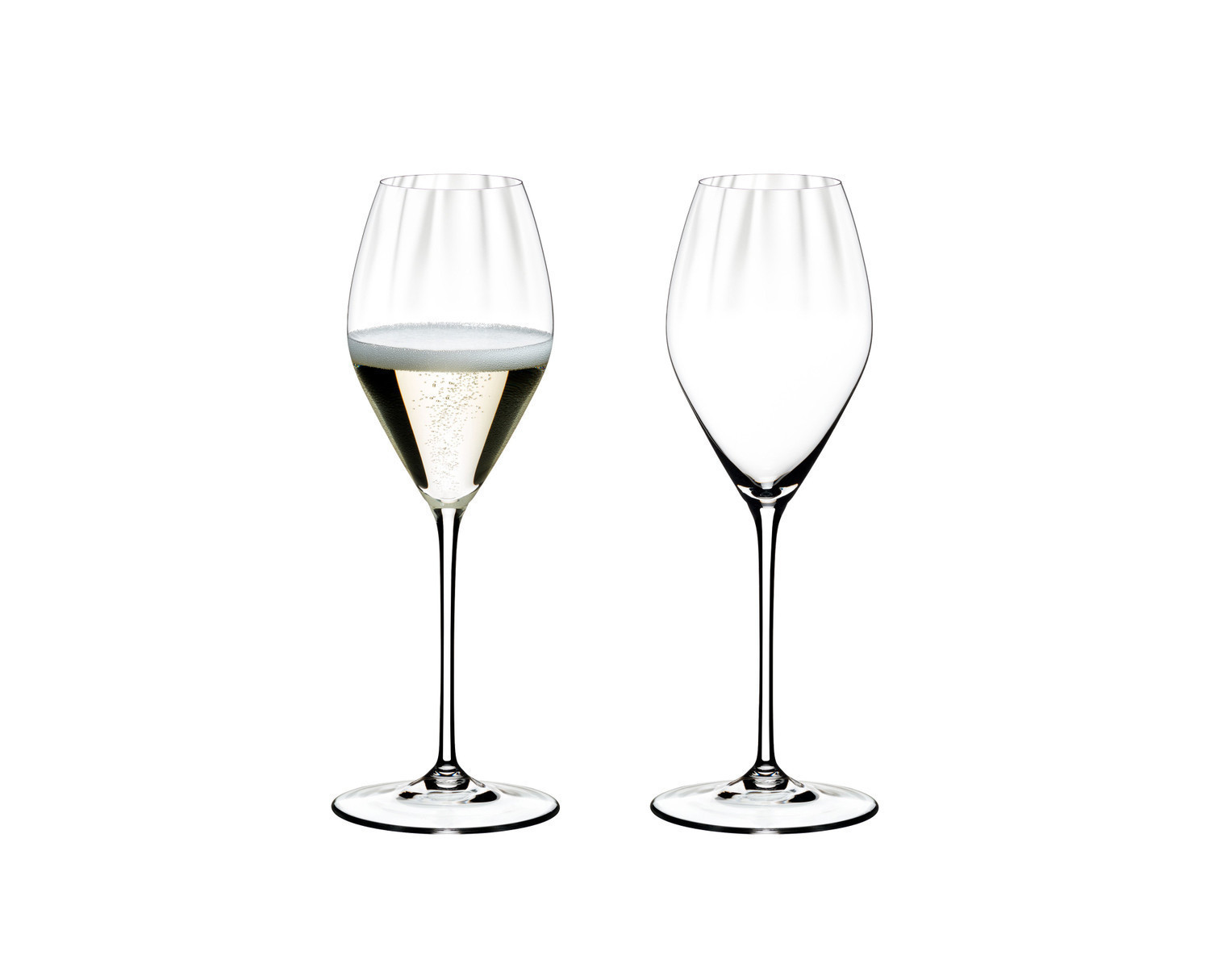 Hабор бокалов для шампанского Riedel Performance, обьем 0,375 л, 2 шт (6884/28) - Фото nav 1