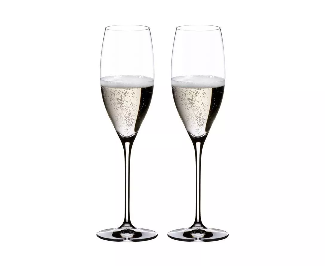 Набір келихів для шампанського 0,23 л 2 шт Riedel Vinum (6416/48) - Фото nav 3