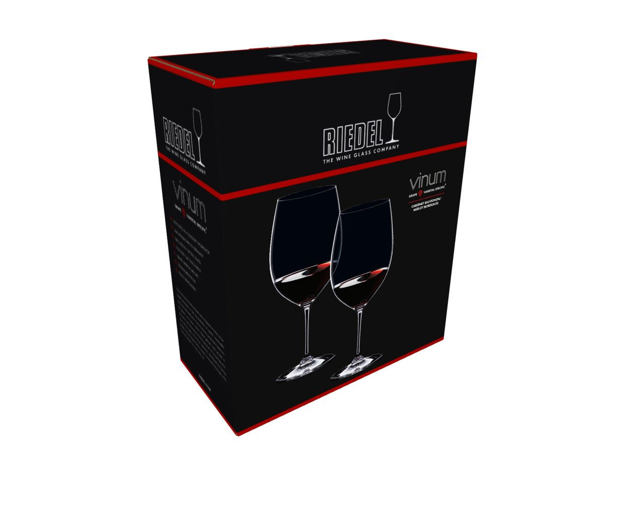 Набір келихів для червоного вина Cabernet Sauv/Merlot 0,61 л 2 шт Riedel Vinum (6416/0) - Фото nav 3