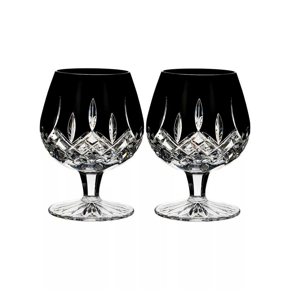 Набор бокалов для бренди 0,34 л 2 шт Waterford Lismore Black (40021873) - Фото nav 1