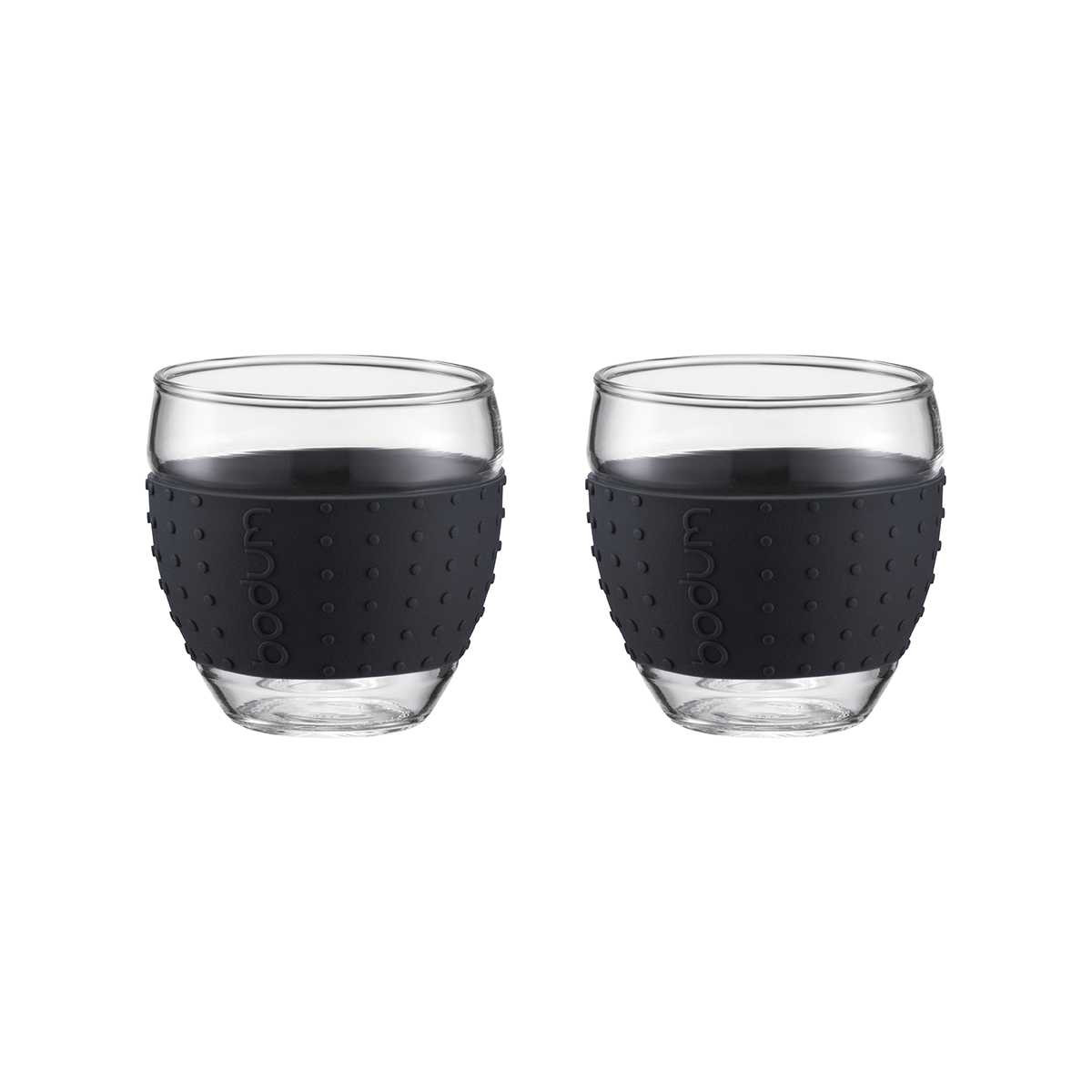 Набор стаканов Bodum Pavina, объем 0,08 л, черный (11185-01) - Фото nav 1