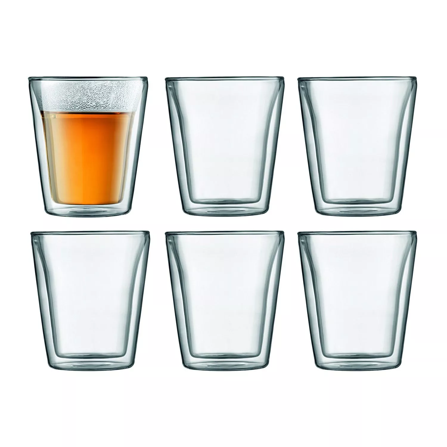 Набор стаканов с двойными стенками Bodum Canteen, объем 0,2 л, 2 шт (10109-10) - Фото nav 3