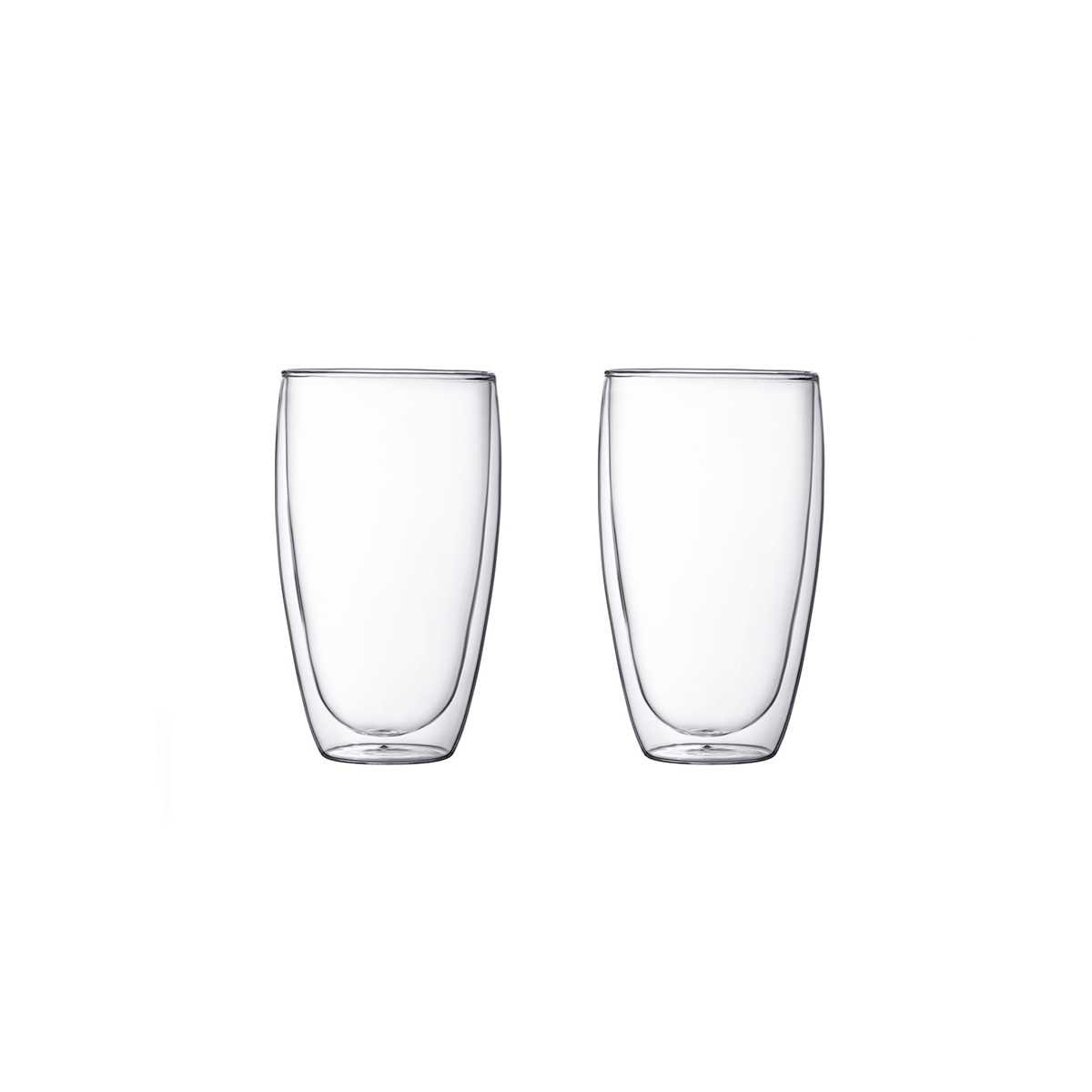 Набор стаканов с двойными стенками Bodum Pavina, объем 0,45 л, 2 шт  (4560-10) - Фото nav 1