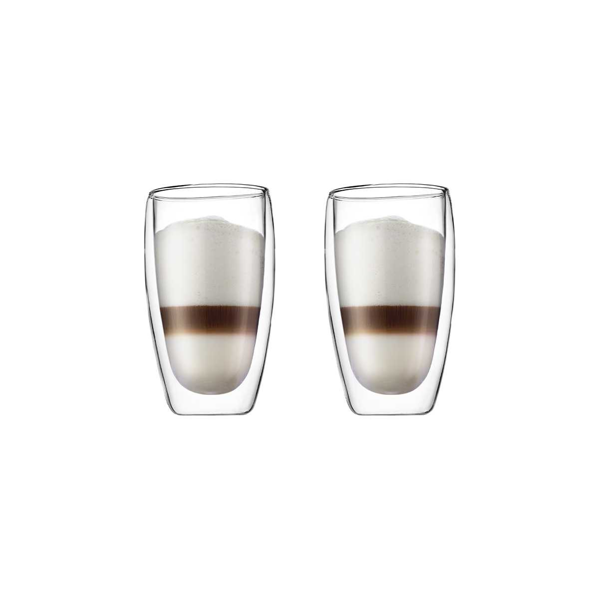 Набор стаканов с двойными стенками Bodum Pavina, объем 0,45 л, 2 шт  (4560-10) - Фото nav 2