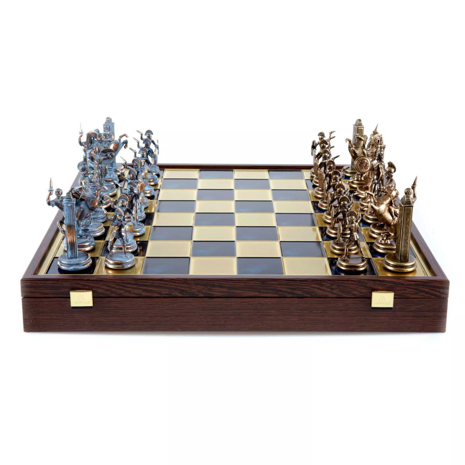 Гра шахи Мanopoulos, розмір 48*48 см, колір синьо-бронзовий (SK19BBLU) - Фото nav 1