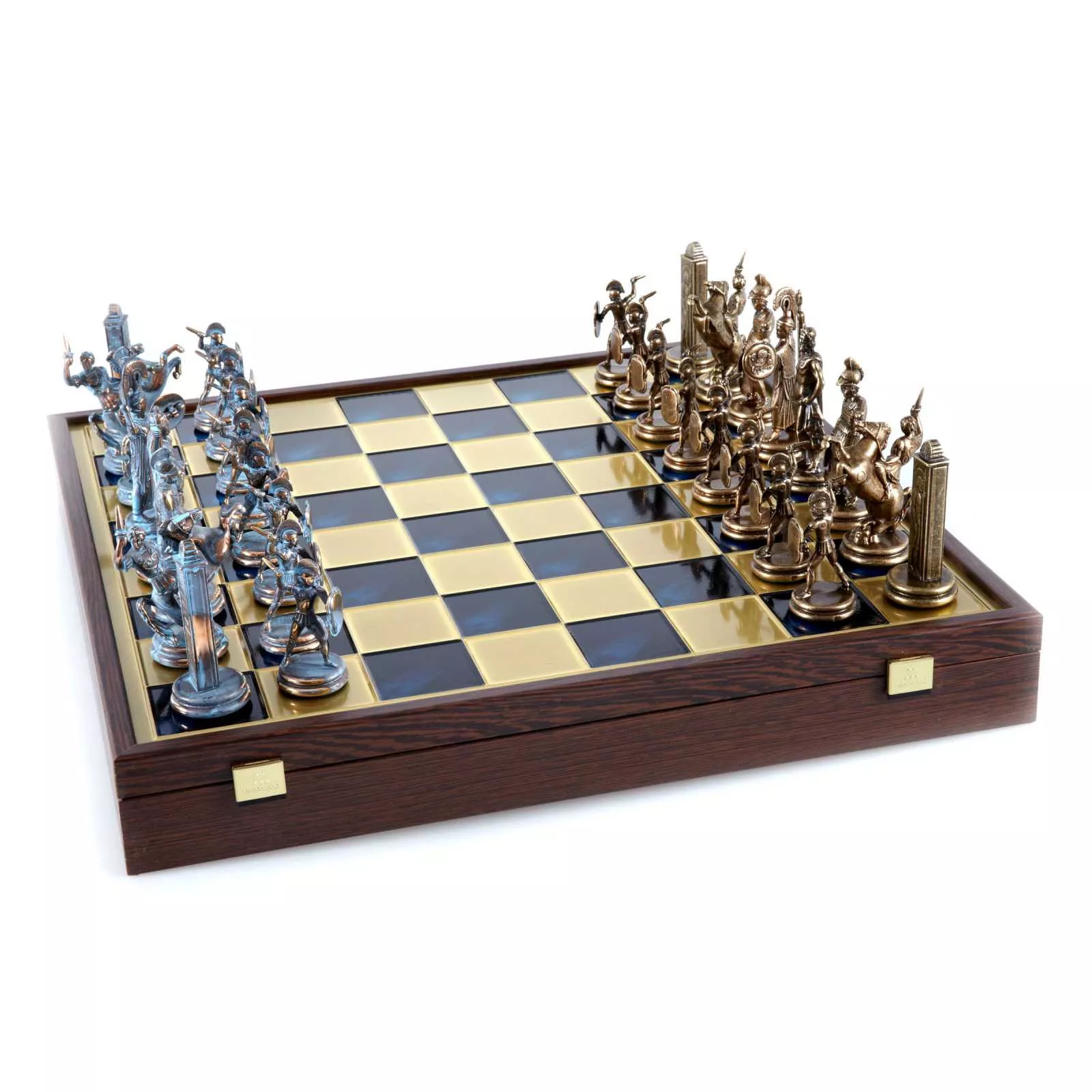 Гра шахи Мanopoulos, розмір 48*48 см, колір синьо-бронзовий (SK19BBLU) - Фото main 2