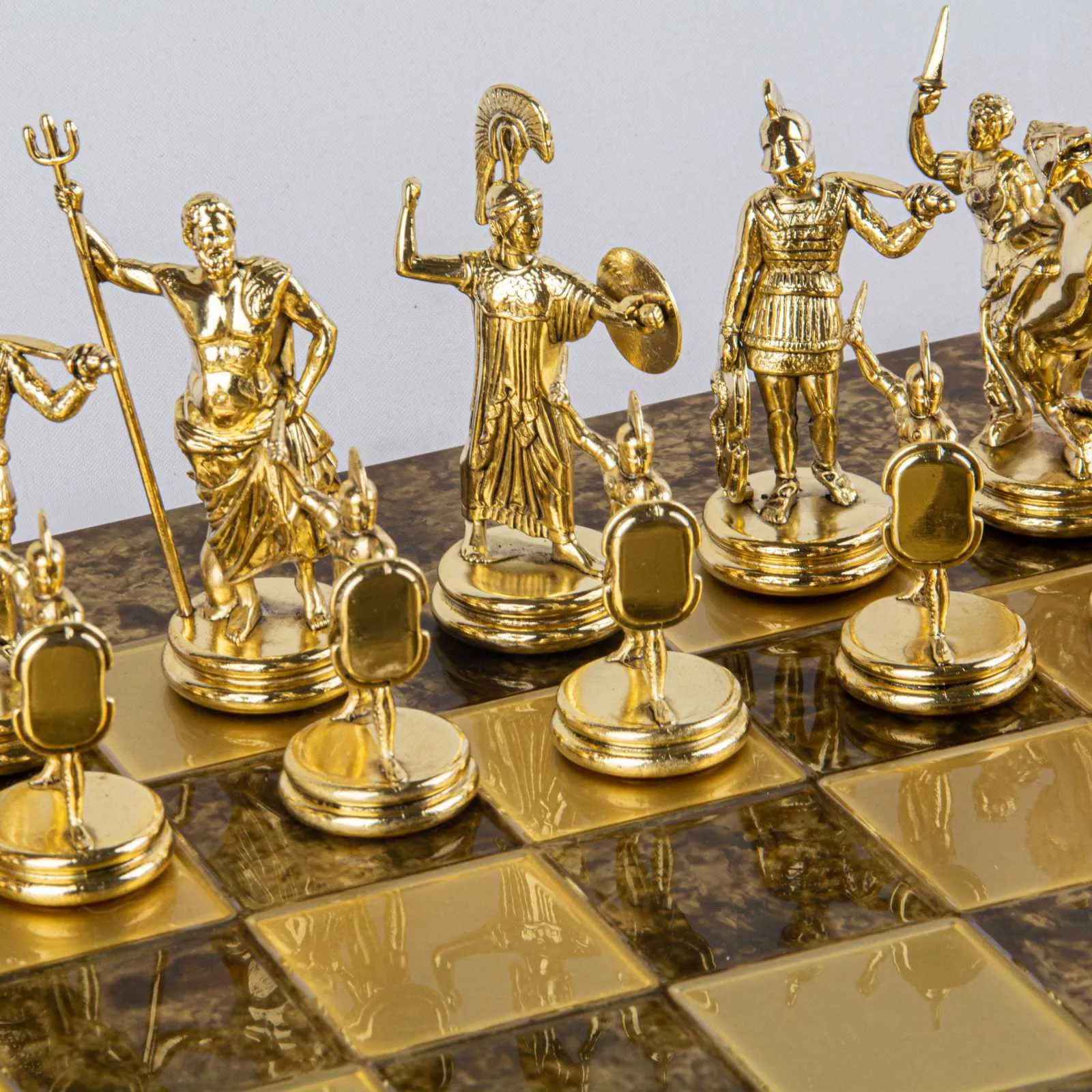 Игра шахматы Мanopoulos, размер 54*54 см, цвет золото-бронзовый (S19CBRO) - Фото nav 6