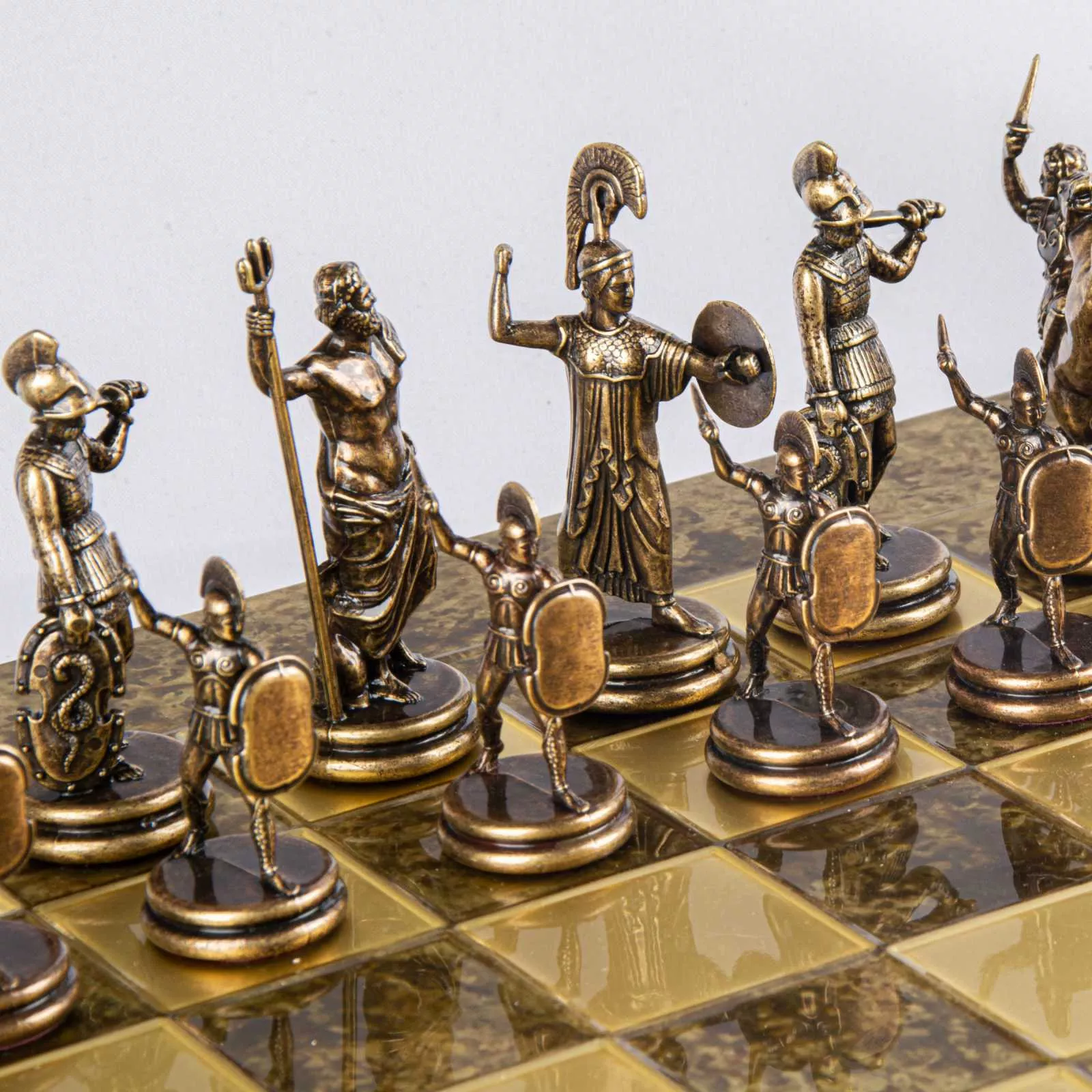 Игра шахматы Мanopoulos, размер 54*54 см, цвет золото-бронзовый (S19CBRO) - Фото nav 7