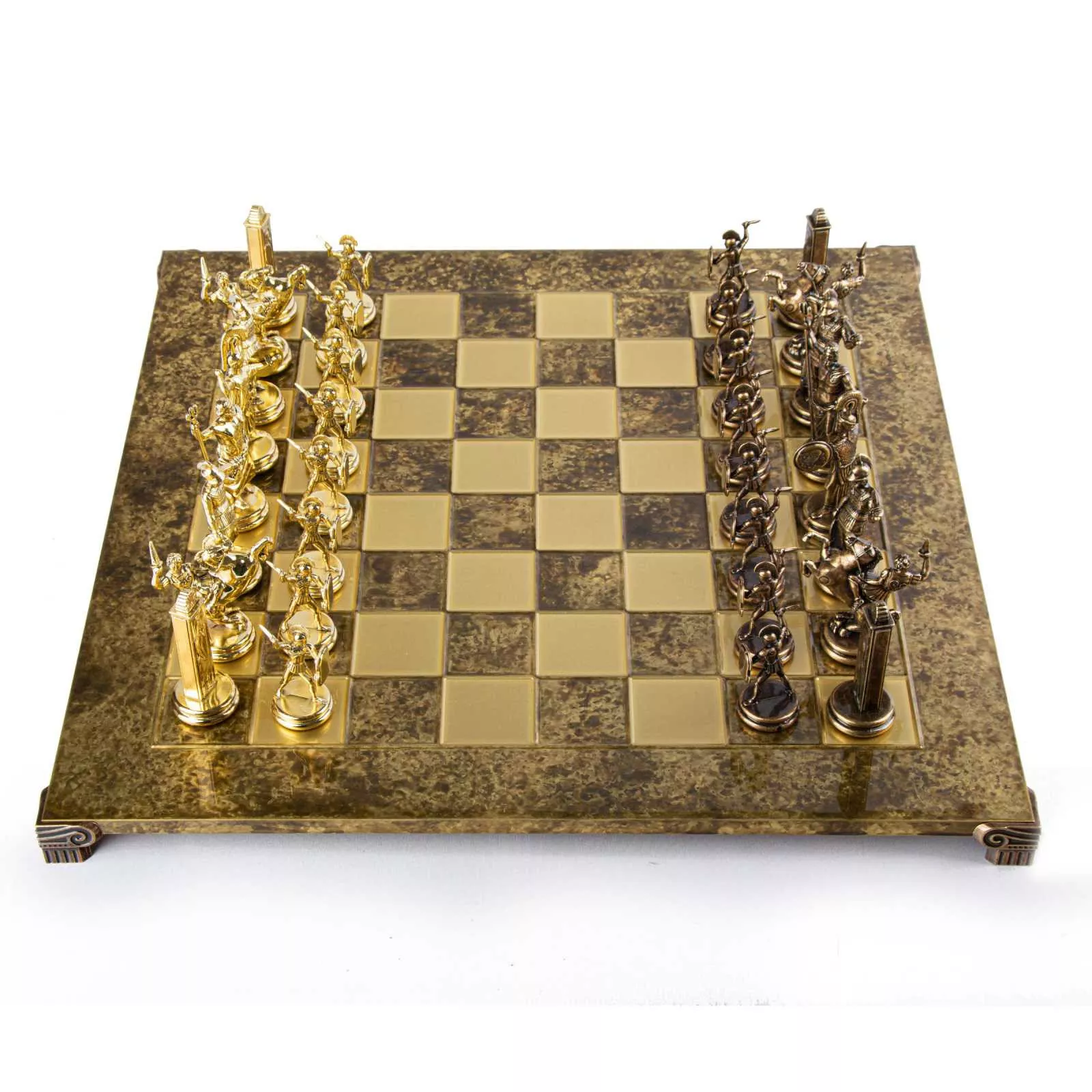 Игра шахматы Мanopoulos, размер 54*54 см, цвет золото-бронзовый (S19CBRO) - Фото nav 3
