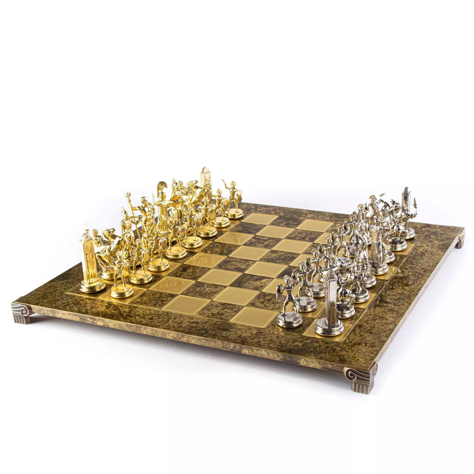 Игра шахматы Мanopoulos, размер 54*54 см, цвет золото-серебряный (S19BRO) - Фото nav 2