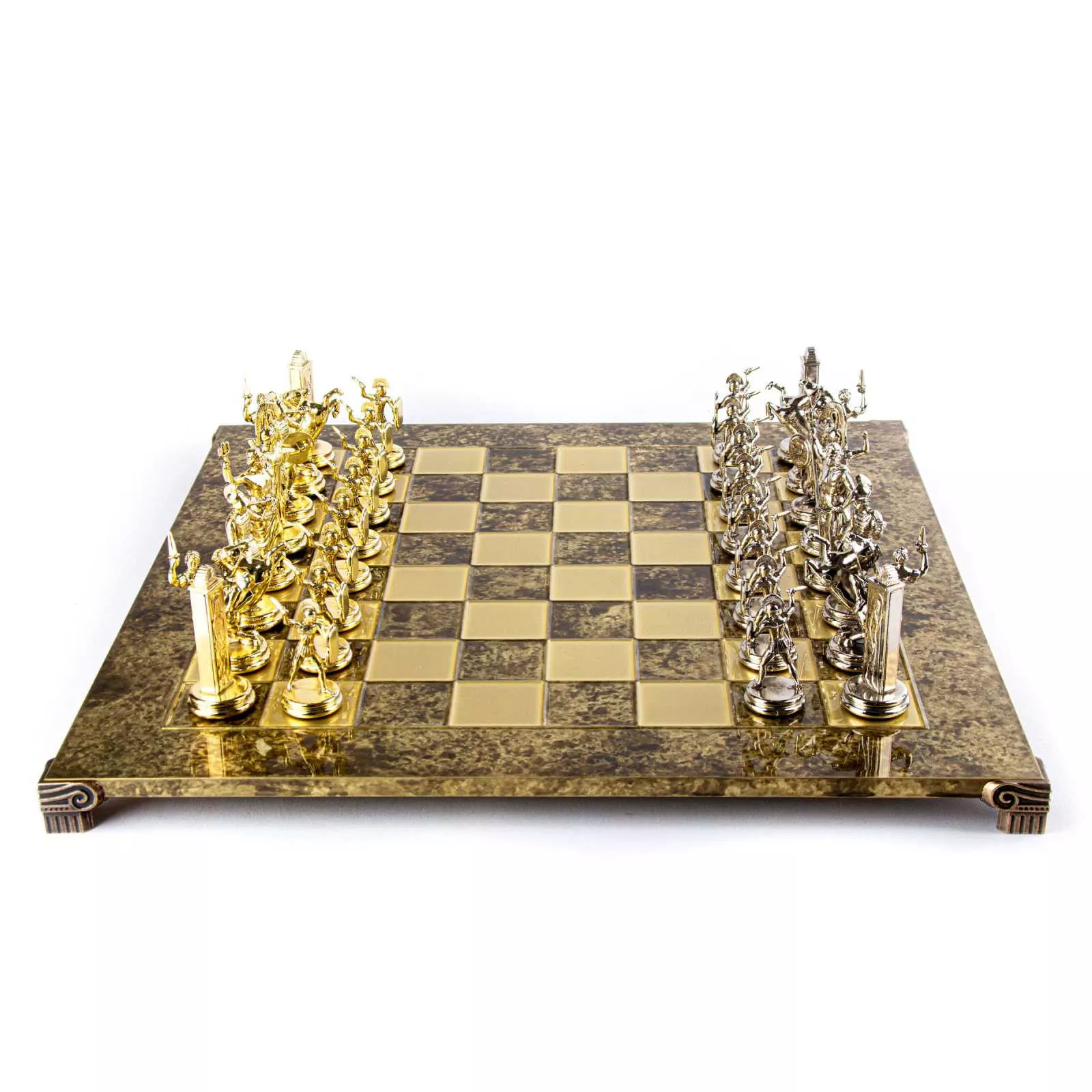 Игра шахматы Мanopoulos, размер 54*54 см, цвет золото-серебряный (S19BRO) - Фото nav 1