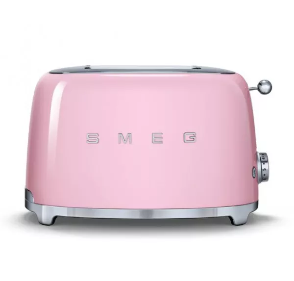 Тостер электрический на 2 тоста Smeg Розовый (TSF01PKEU) - Фото nav 1