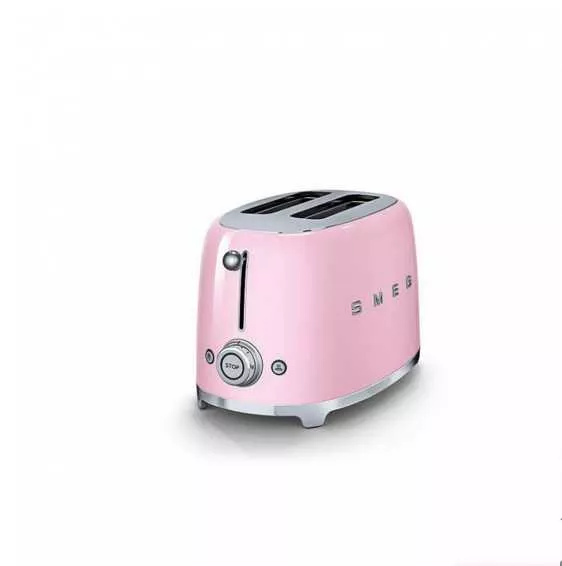Тостер электрический на 2 тоста Smeg Розовый (TSF01PKEU) - Фото nav 2