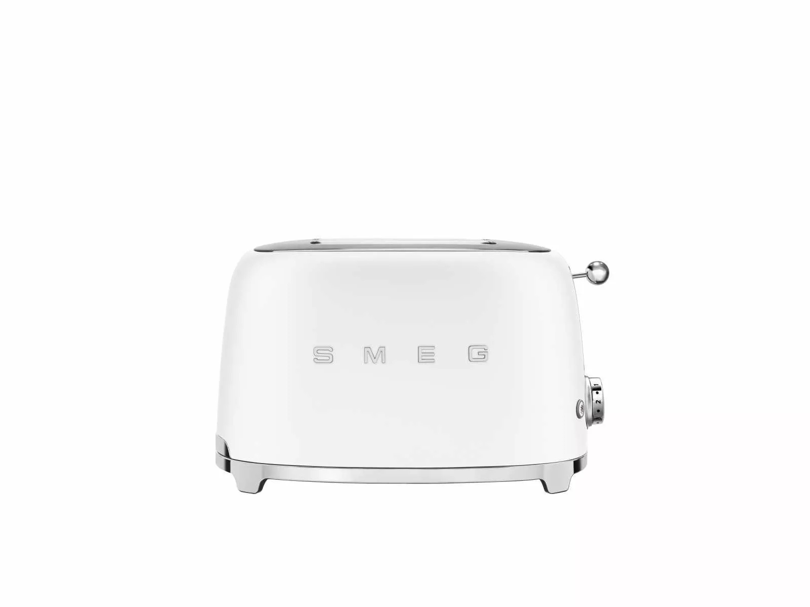 Тостер на 2 слота Smeg 50 Style Матовый Белый (TSF01WHMEU) - Фото nav 1
