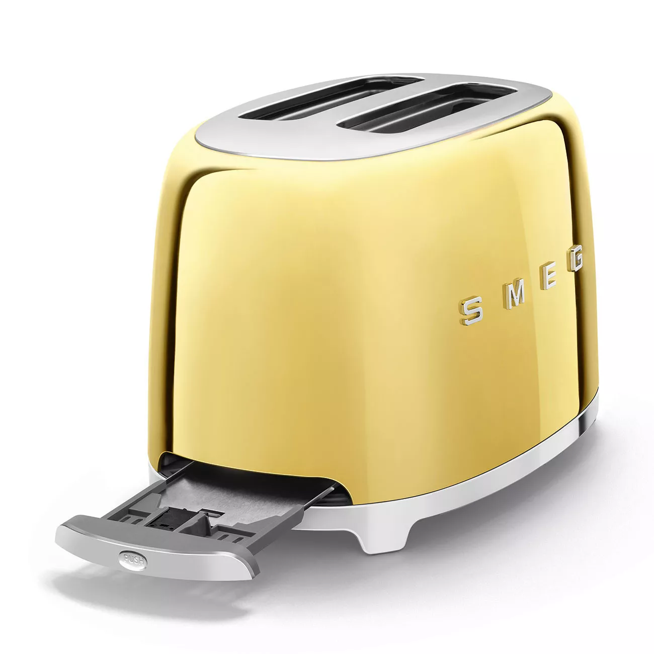 Тостер электрический на 2 тоста Smeg 50 Style Золото (TSF01GOEU) - Фото nav 5