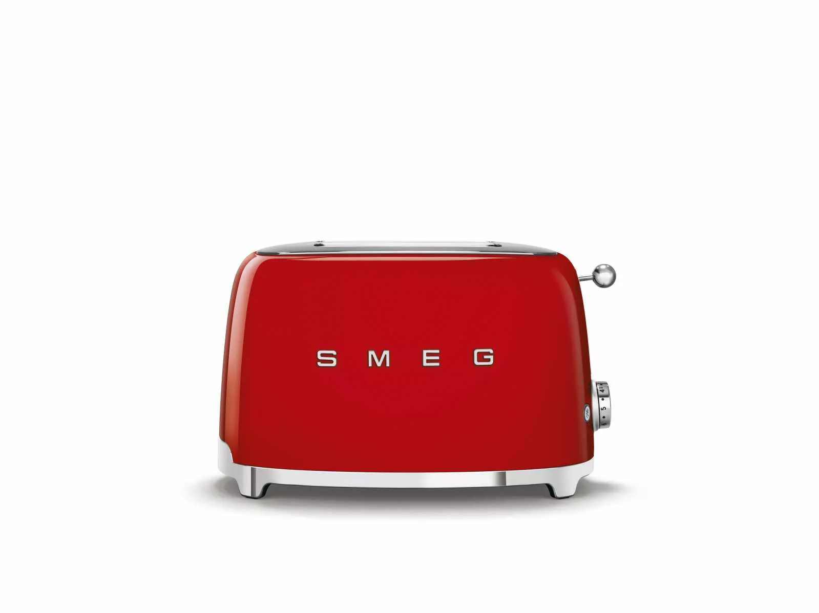Тостер на 2 слота Smeg 50 Style Красный (TSF01RDEU) - Фото nav 1