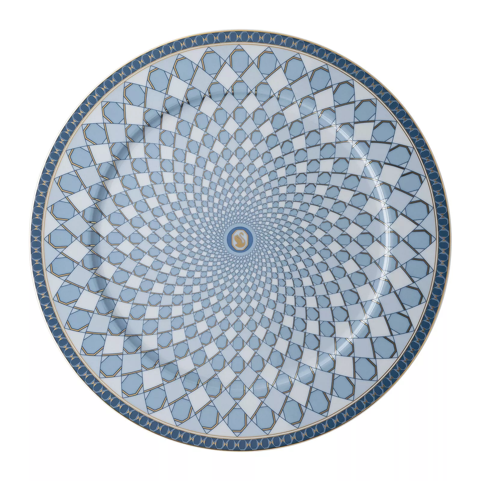 Блюдо Rosenthal Swarovski Signum Azure, диаметр 33 см (10450-426351-10263) - Фото nav 1