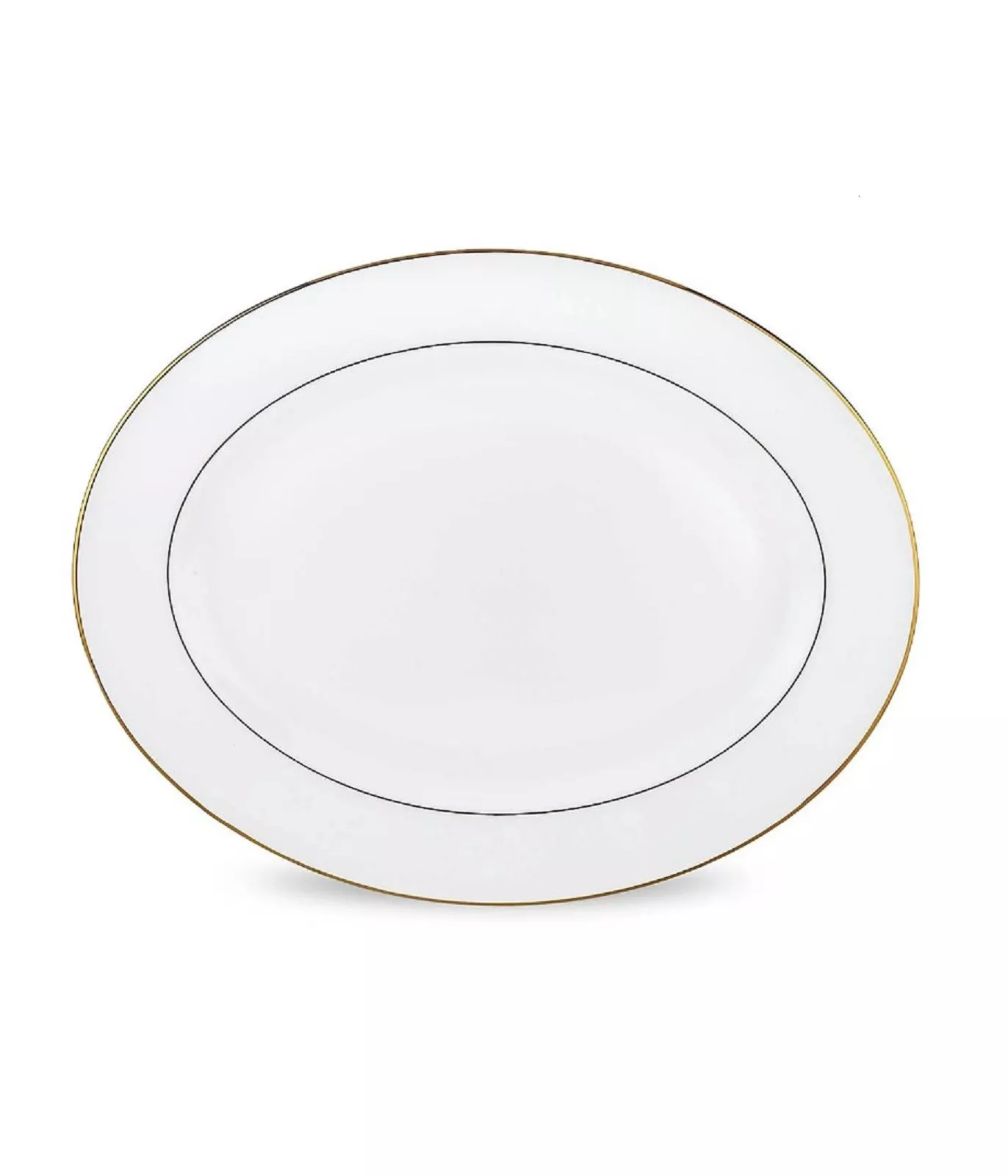 Блюдо овальное Lenox Continental Dining Gold, диаметр 40,6 см (6146039) - Фото nav 1