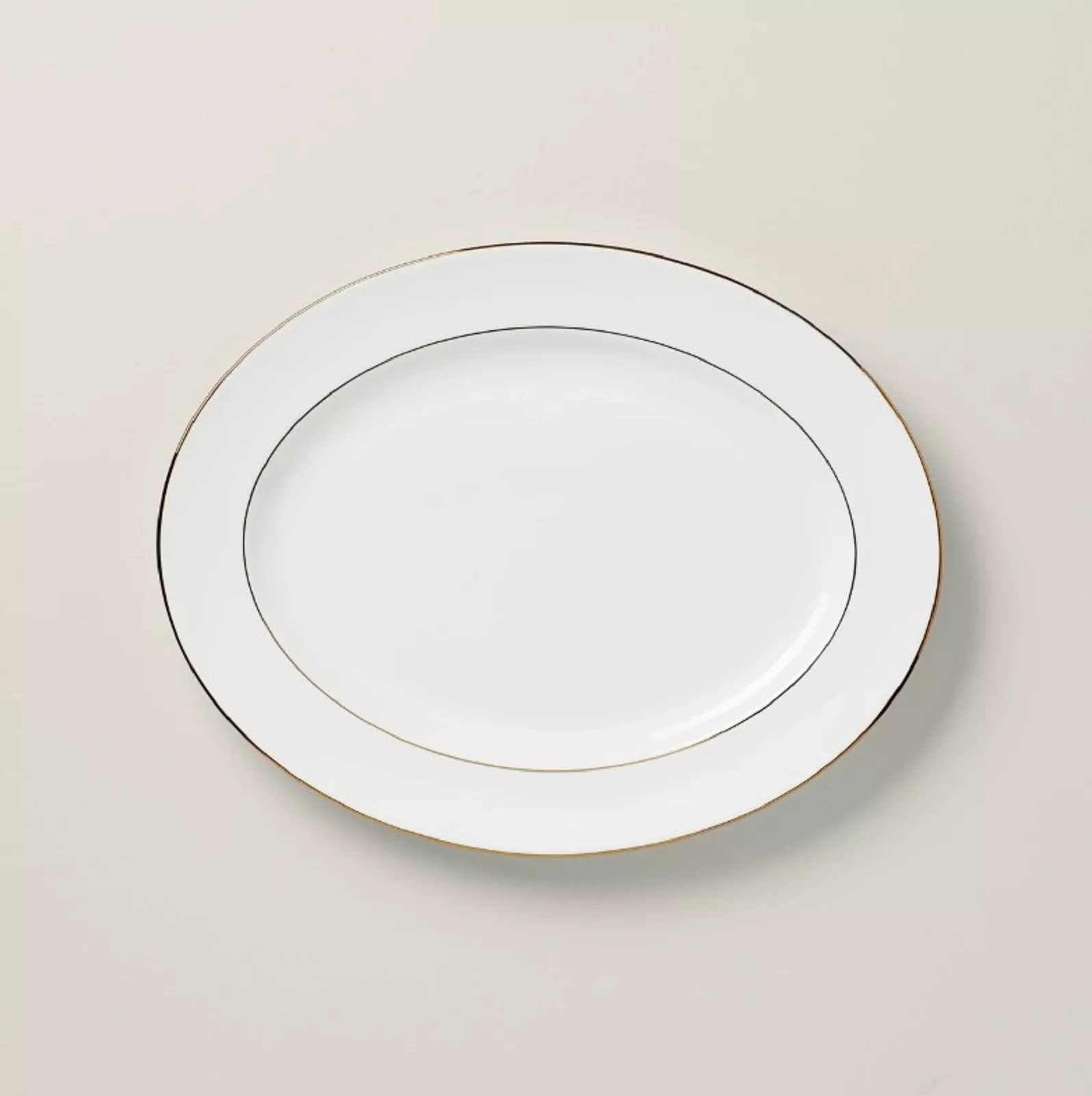 Блюдо овальное Lenox Continental Dining Gold, диаметр 40,6 см (6146039) - Фото nav 2