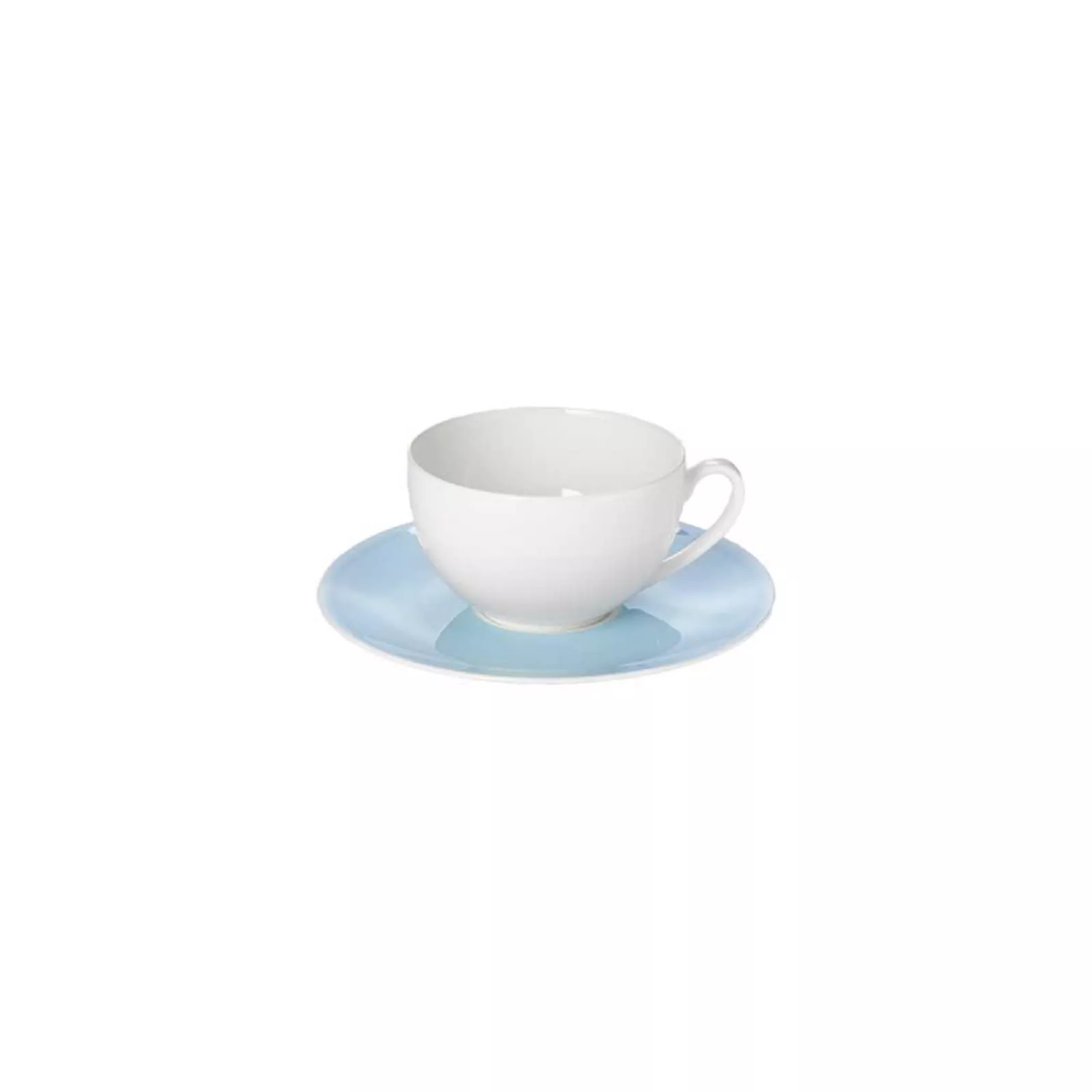 Блюдце для кофейной чашки Dibbern Pastell Light Blue/Cream, диаметр 16 см (03 109 115 06) - Фото nav 2