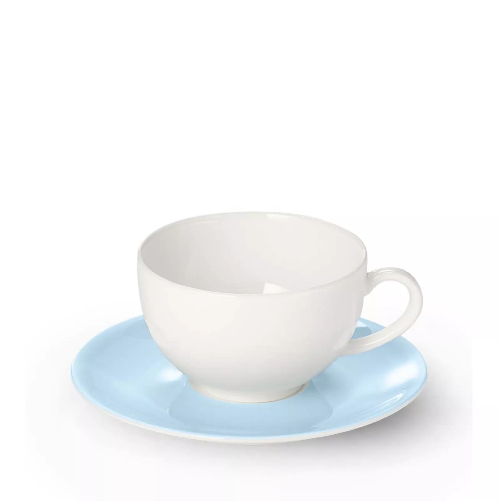 Блюдце для кофейной чашки Dibbern Pastell Light Blue/Cream, диаметр 16 см (03 109 115 06) - Фото nav 4
