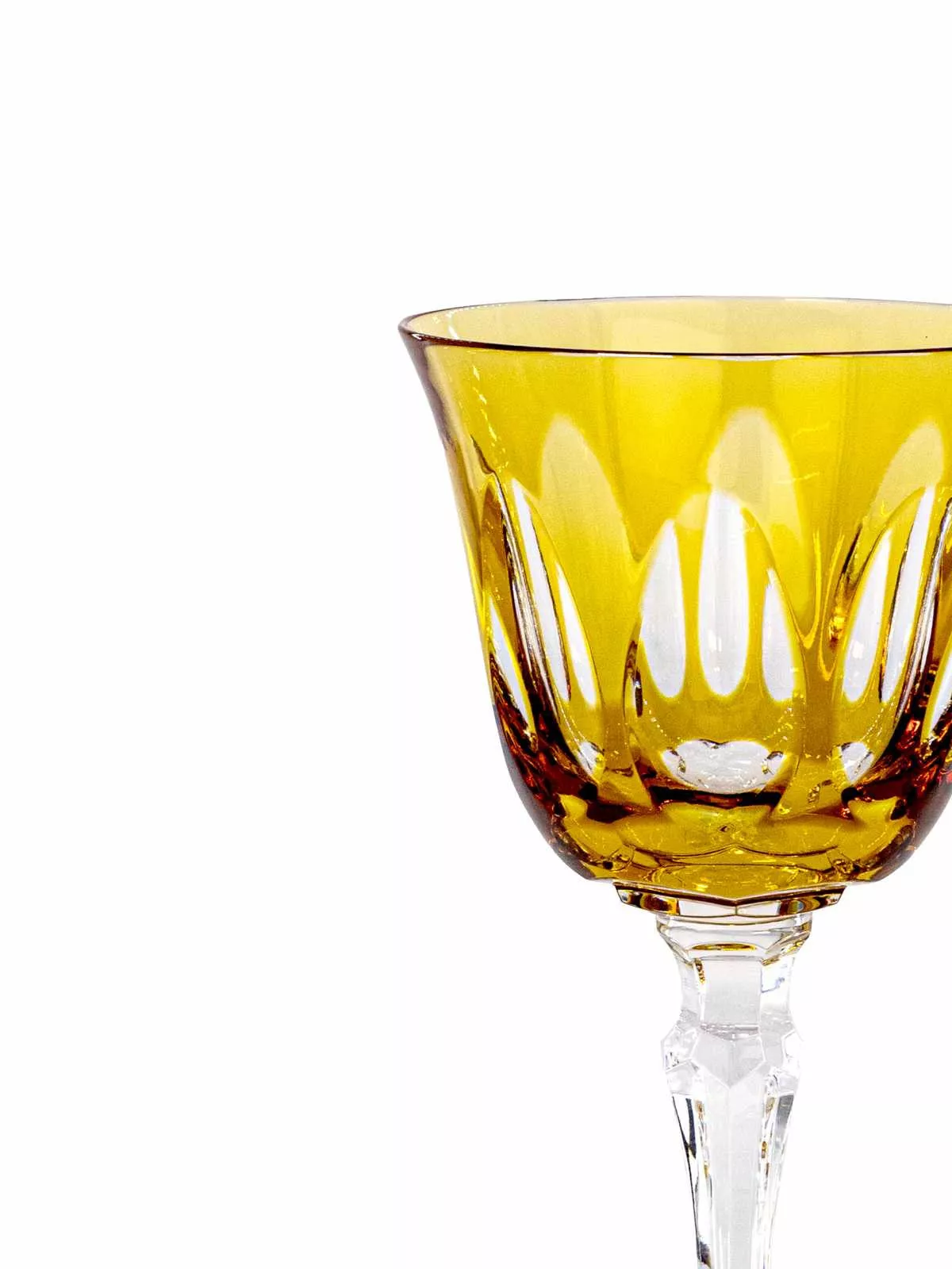Бокал для белого вина Cristallerie de Montbronn Andante Amber, обьем  0,2 л (104104-OC) - Фото nav 2