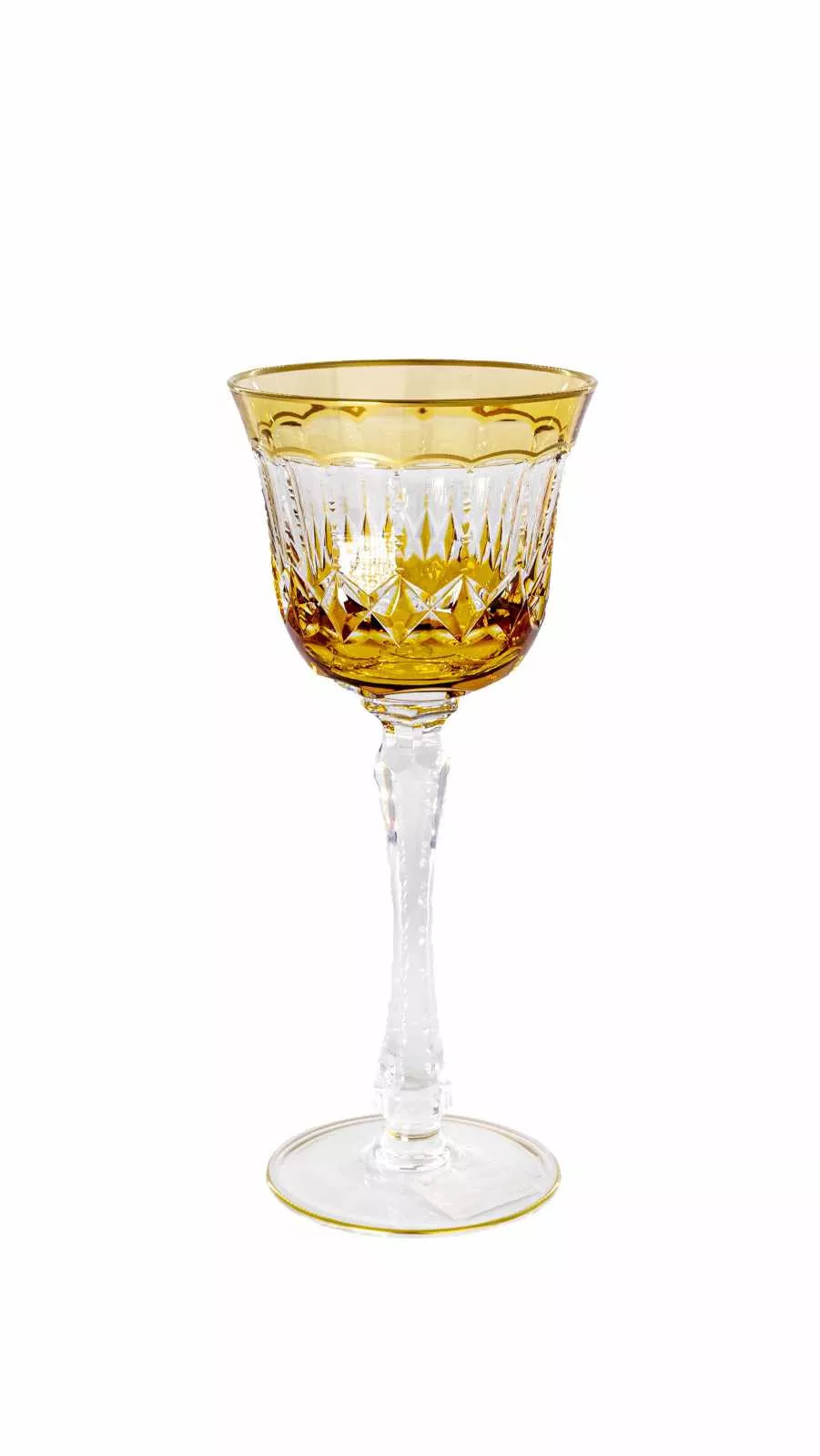 Бокал для красного вина Cristallerie de Montbronn Traviata Amber, объем 0,22 л (196103-OC-OR) - Фото nav 1