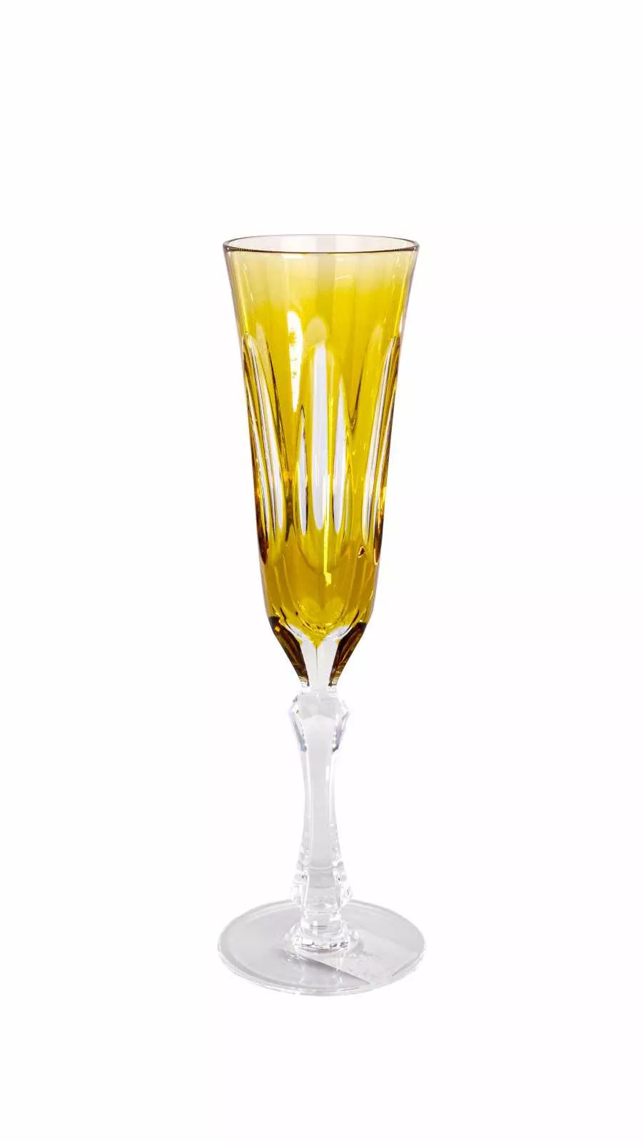 Бокал для шампанского Cristallerie de Montbronn Andante Amber, объем 0,12 л (104109-OC) - Фото nav 1
