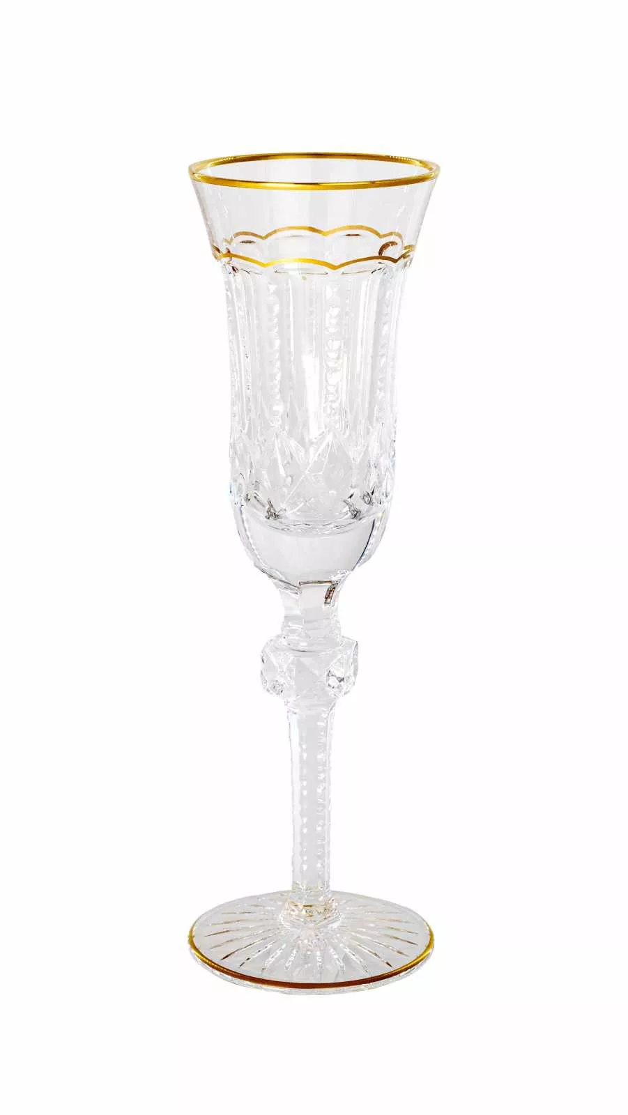 Бокал для шампанского Cristallerie de Montbronn Traviata Standard, объем 0,17 л (196109) - Фото nav 1