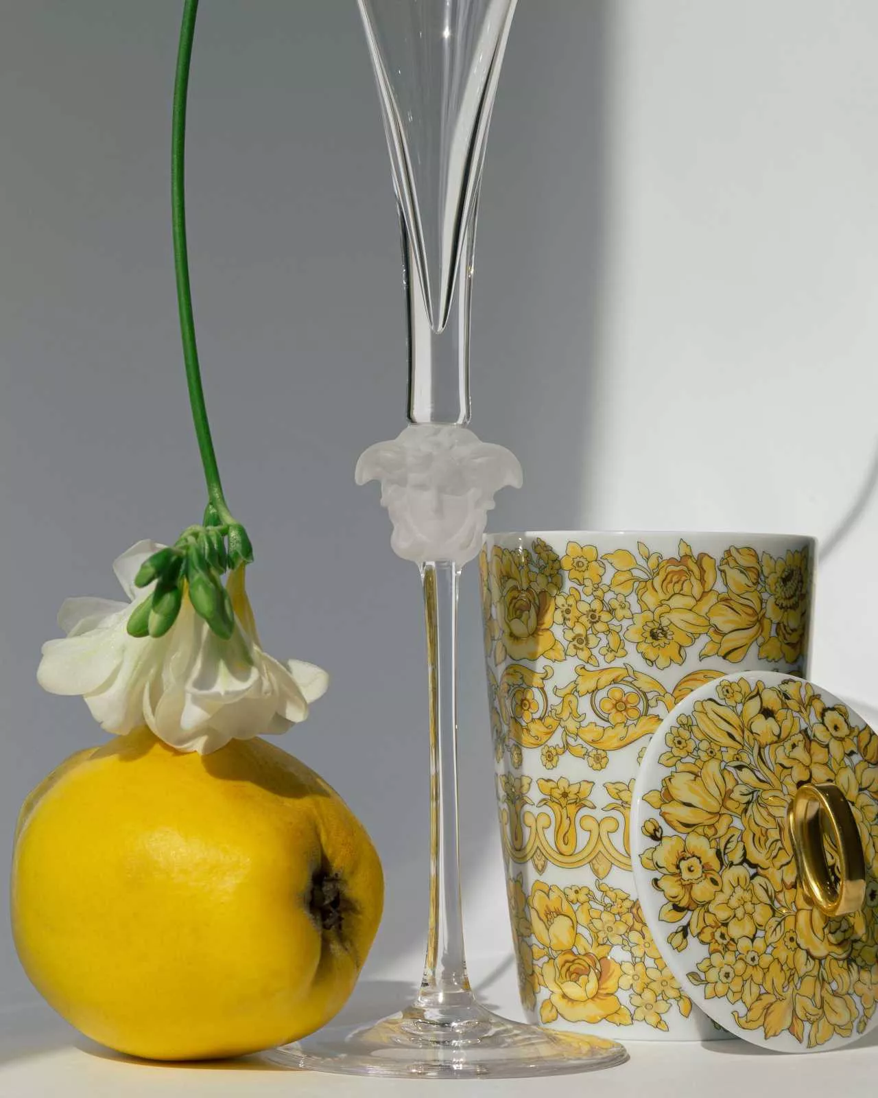 Бокал для шампанского 30,3 см Rosenthal Versace Medusa Lumiere (20665-110835-40800) - Фото nav 3