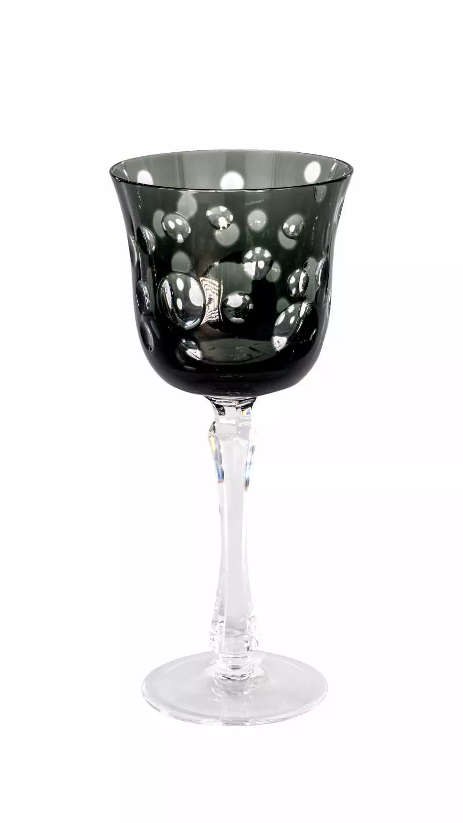 Келих для вина Cristallerie de Montbronn Staccato Grey, об'єм 0,31 л (187102-GR) - Фото nav 1