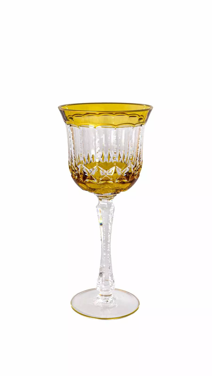 Бокал для воды Cristallerie de Montbronn Traviata Amber, объем 0,31 л  (196102-OC-OR) - Фото nav 1