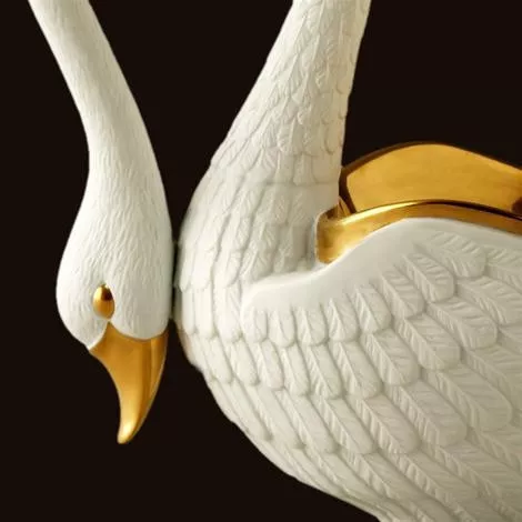 Чаша декоративна "Лебідь" L-Objet Swans White (SW1000) - Фото nav 2
