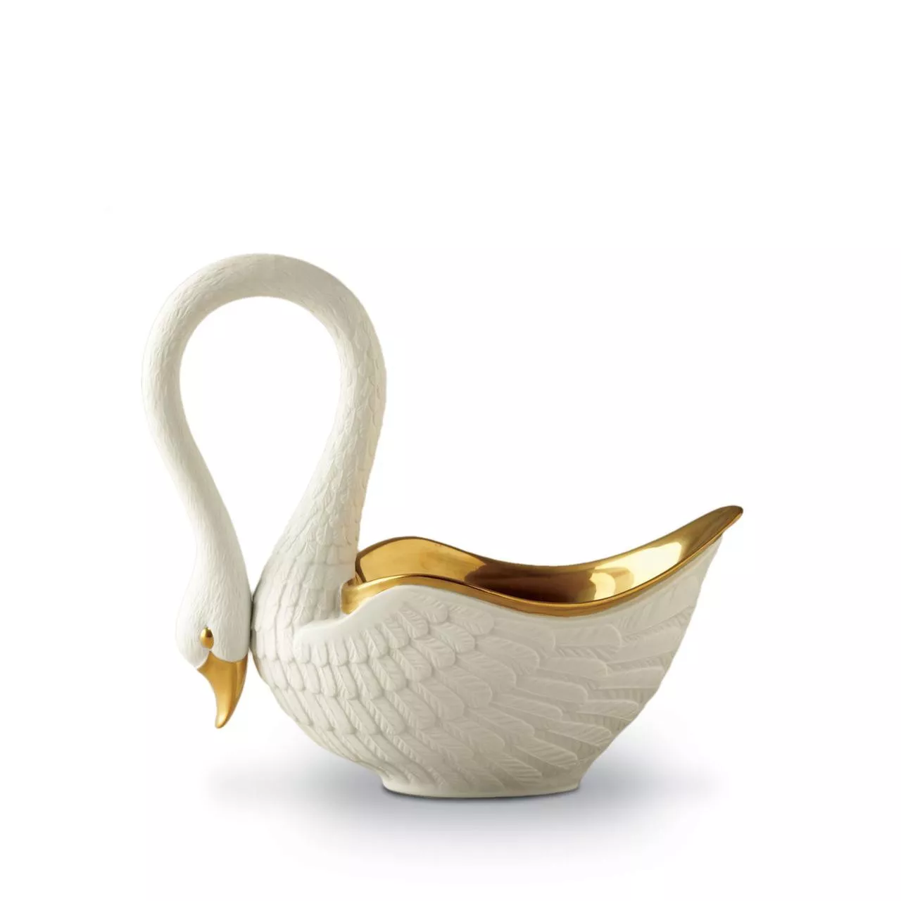 Чаша декоративна "Лебідь" L-Objet Swans White (SW1000) - Фото nav 1