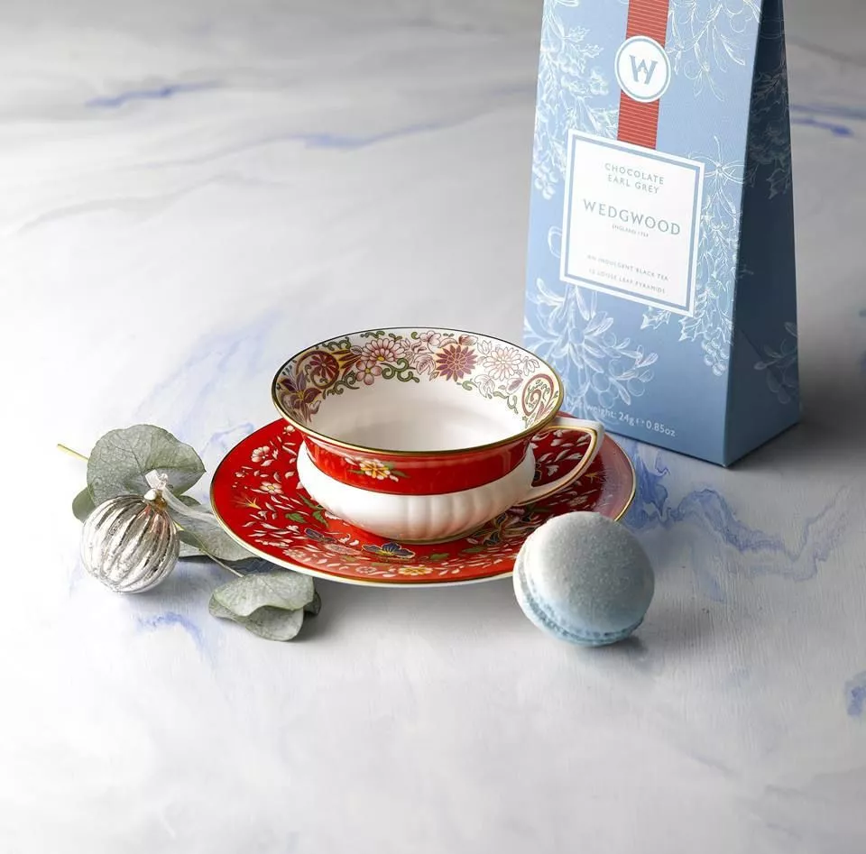 Чашка с блюдцем Wedgwood Wonderlust Crimson Orient (40024021) - Фото nav 5