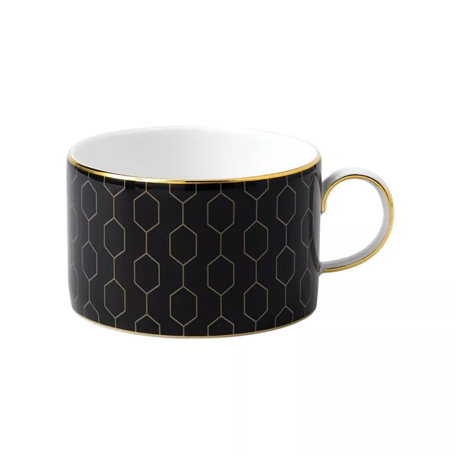 Чашка із блюдцем для чаю Wedgwood Gio BLACK/BROWN, об'єм 0,18 л (40015241) - Фото nav 2