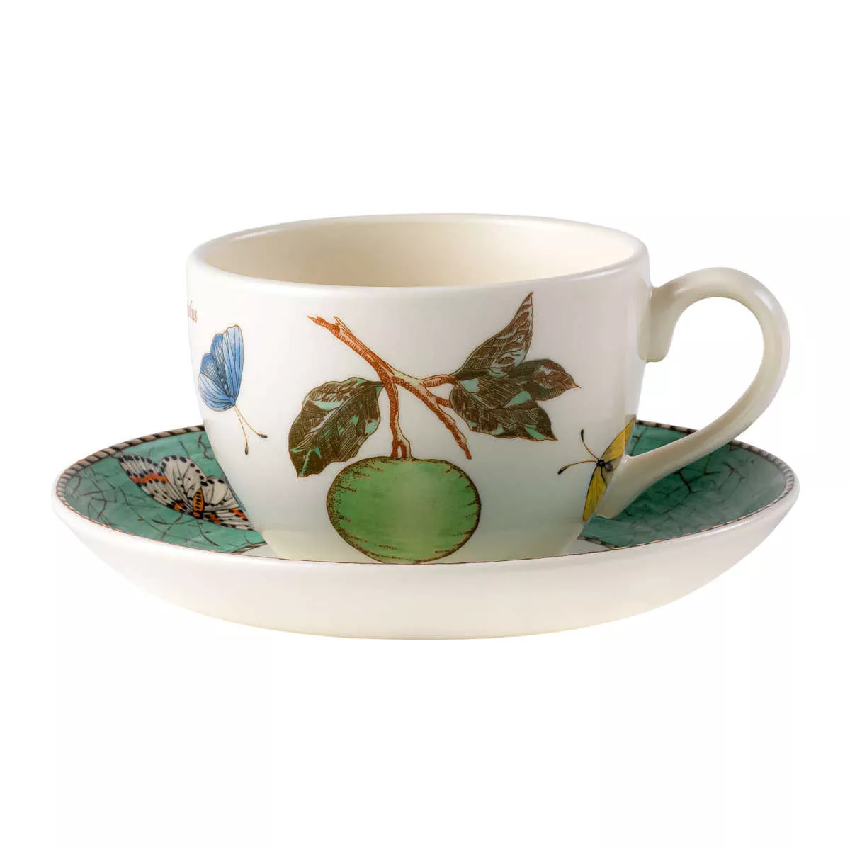 Чашка 0,2 л с блюдцем 16 см Wedgwood Sarah'S Garden Green (1058018) - Фото nav 1