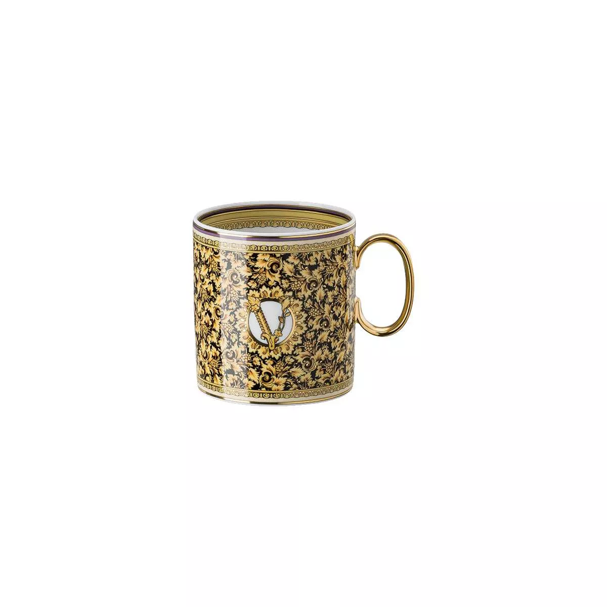 Чашка с блюдцем 0,23 л высокая Rosenthal Versace Barocco Mosaic (19335-403728-14740) - Фото nav 2