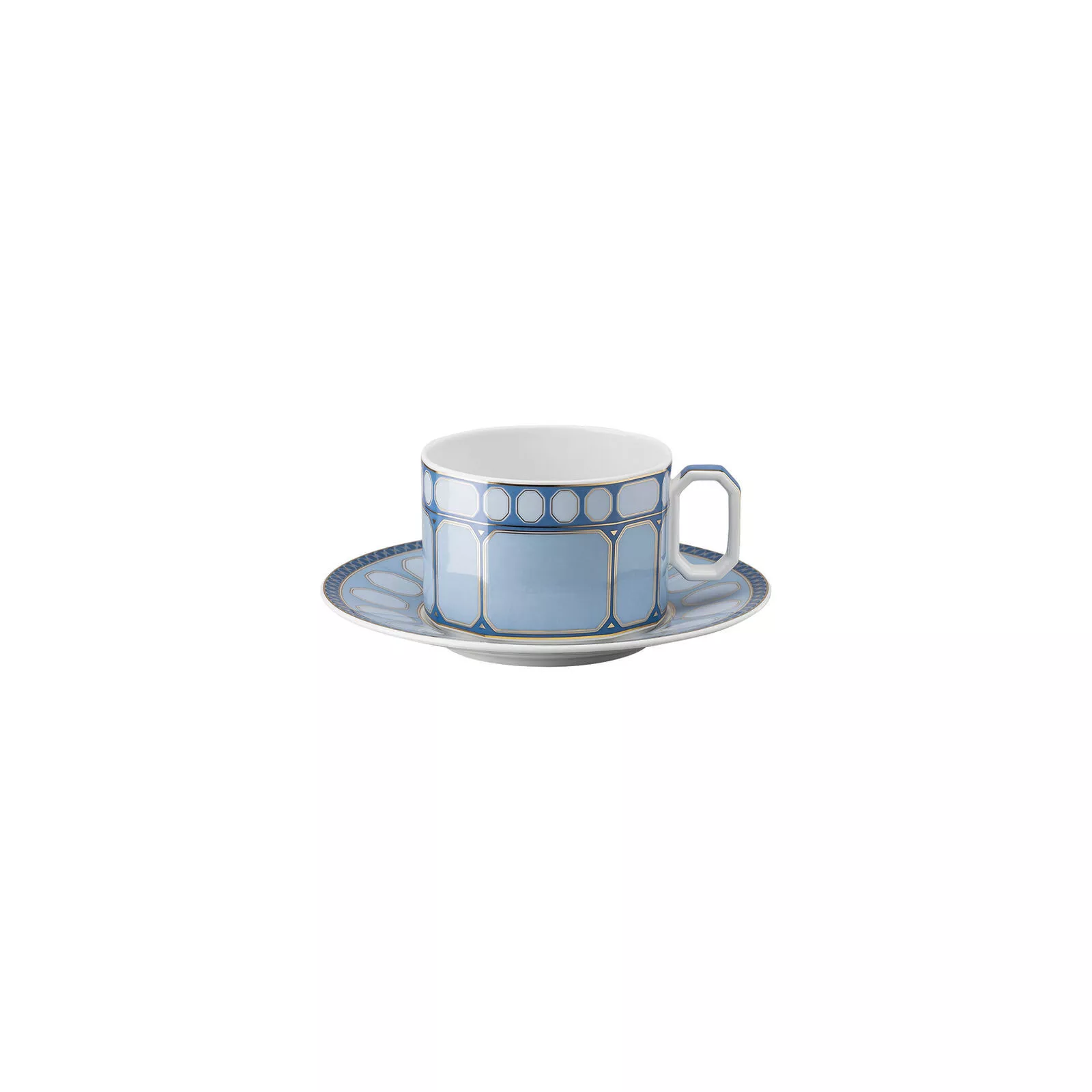 Чашка с блюдцем Rosenthal Swarovski Signum Azure, объем 0,26 л (10570-426351-14640) - Фото nav 1
