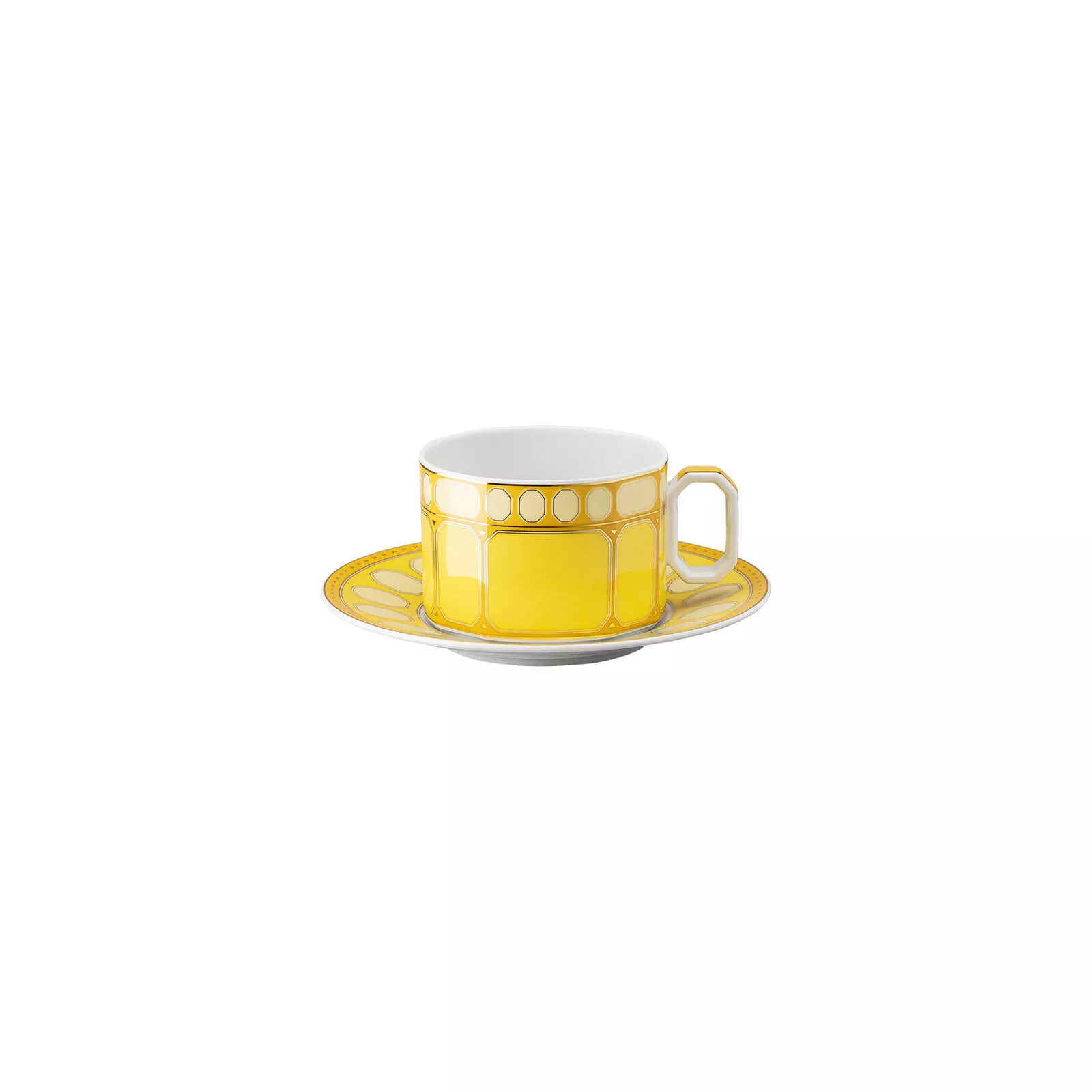 Чашка с блюдцем Rosenthal Swarovski Signum Jonquil, объем 0,26 л (10570-426352-14640) - Фото nav 1