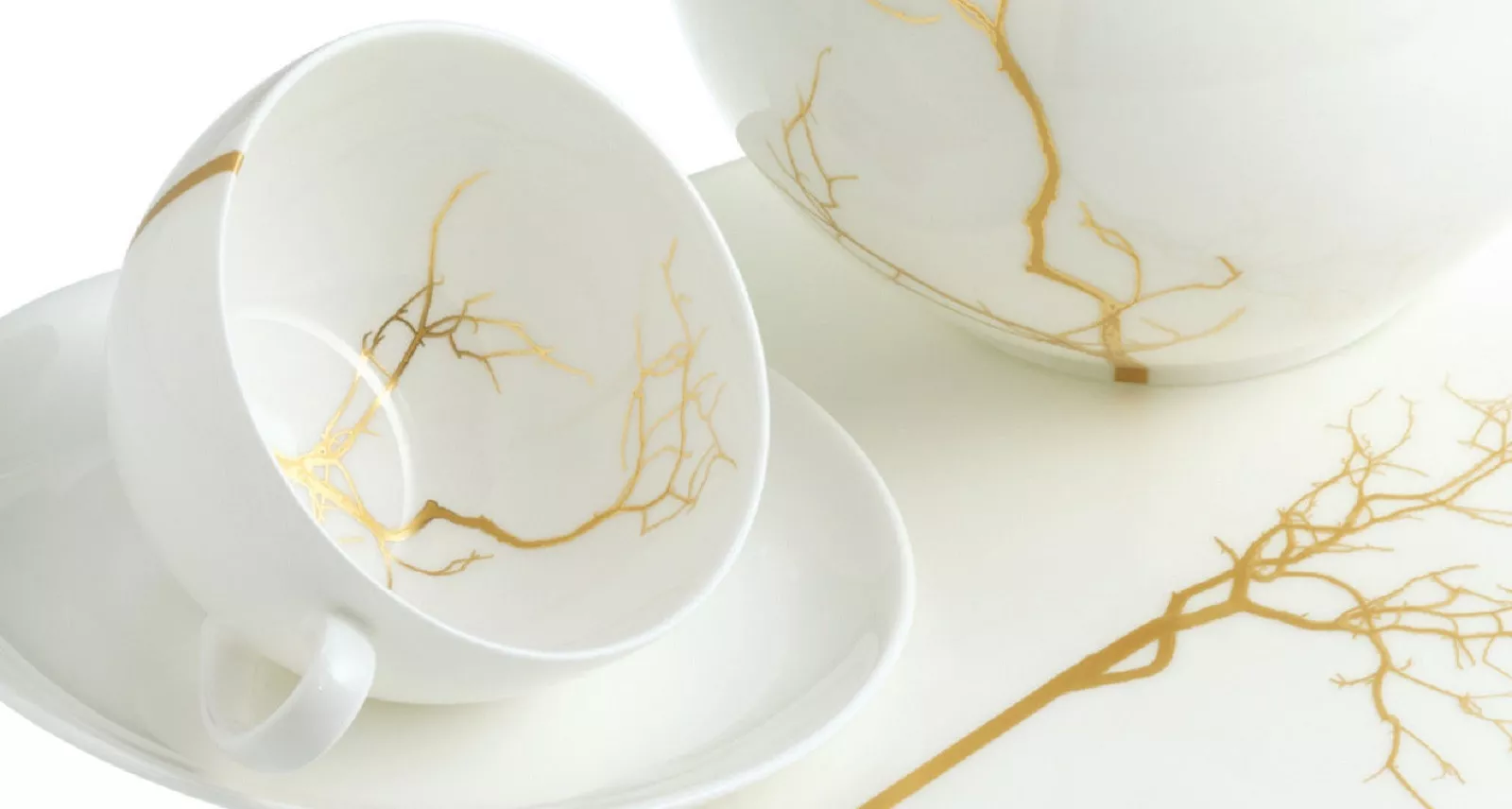 Чашка чайная Dibbern Golden Forest, объем 0,32л  (0111207200) - Фото nav 2