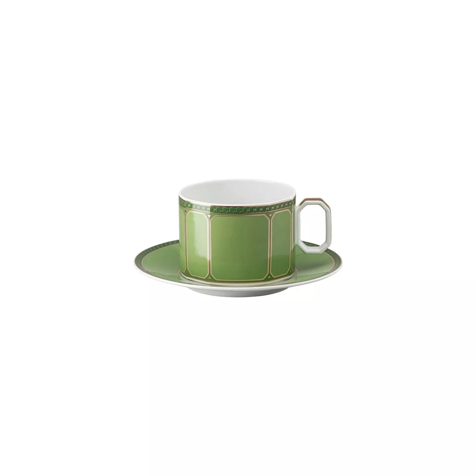 Чашка с блюдцем для кофе Rosenthal Swarovski Signum Fern, объем 0,35 л (10570-426349-14770) - Фото nav 1
