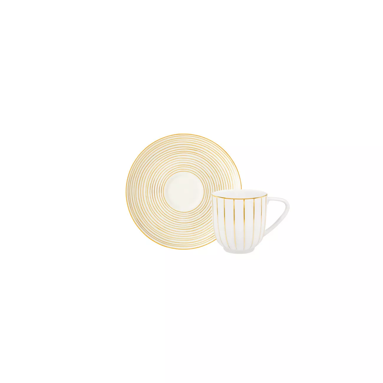 Чашка кавова 0,10 л Porcel Golden Orbit Coupe (140171245) - Фото nav 1