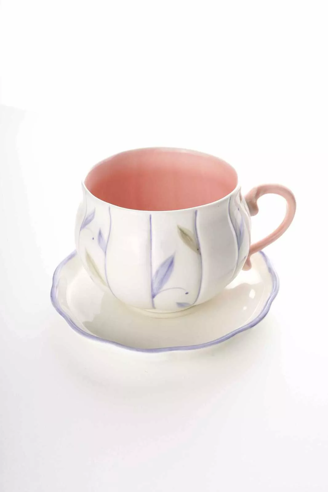 Чашка с блюдцем Art-Hall Ceramics Spring Collection, объем 0,22 л (SP-0105014) - Фото nav 2