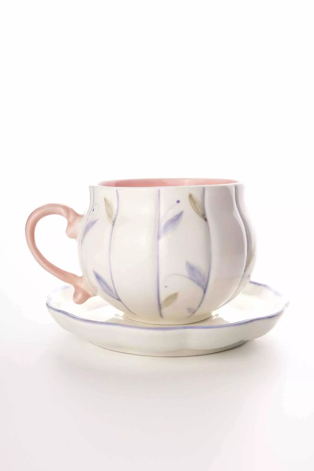 Чашка с блюдцем Art-Hall Ceramics Spring Collection, объем 0,22 л (SP-0105014) - Фото nav 3