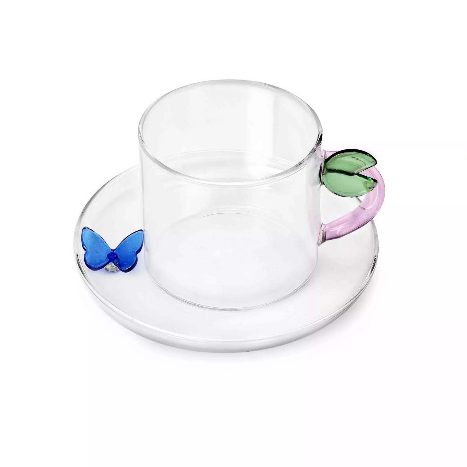 Чашка з блюдцем метелик Ichendorf Fruits & Flowers, об'єм 0,3 л (09352193) - Фото nav 1