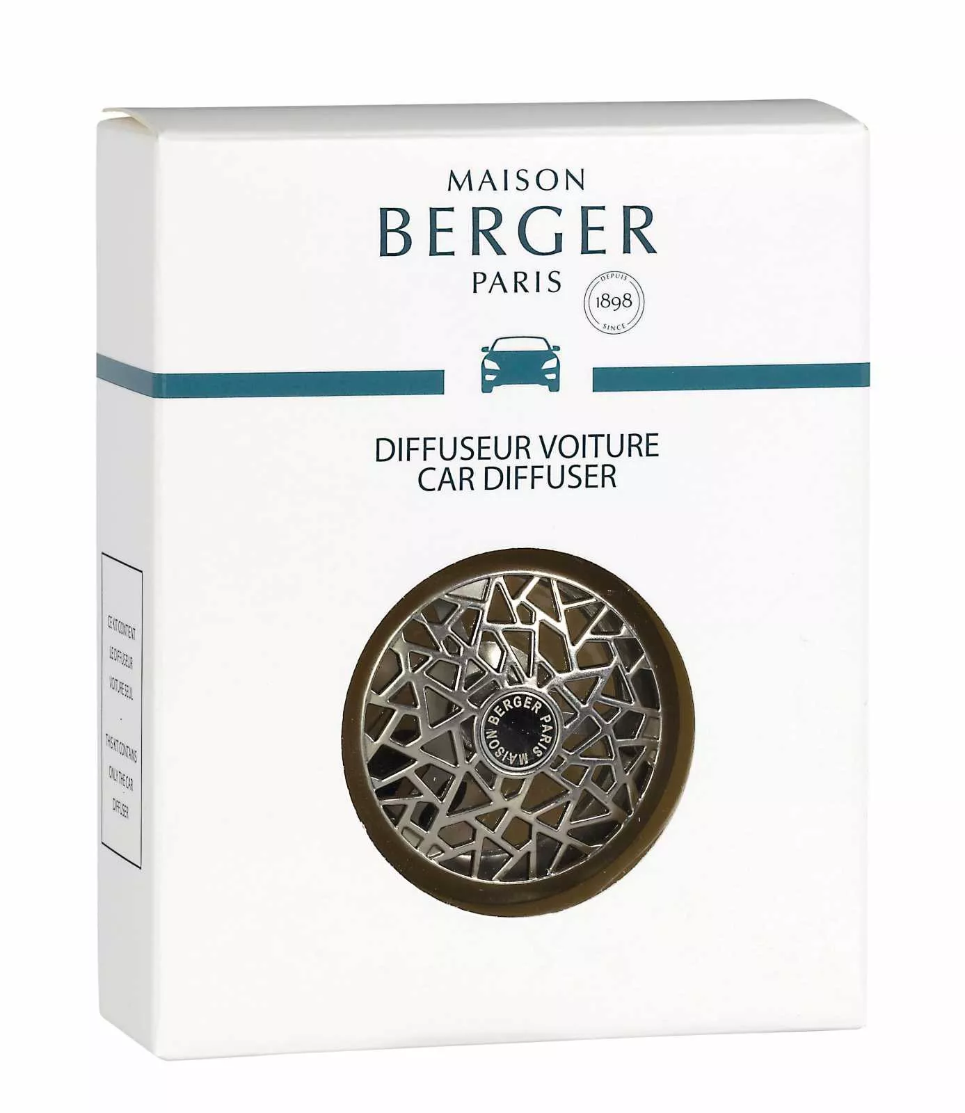Диффузор автомобильный Maison Berger Paris Nickel Mat без картриджа (6410) - Фото nav 1