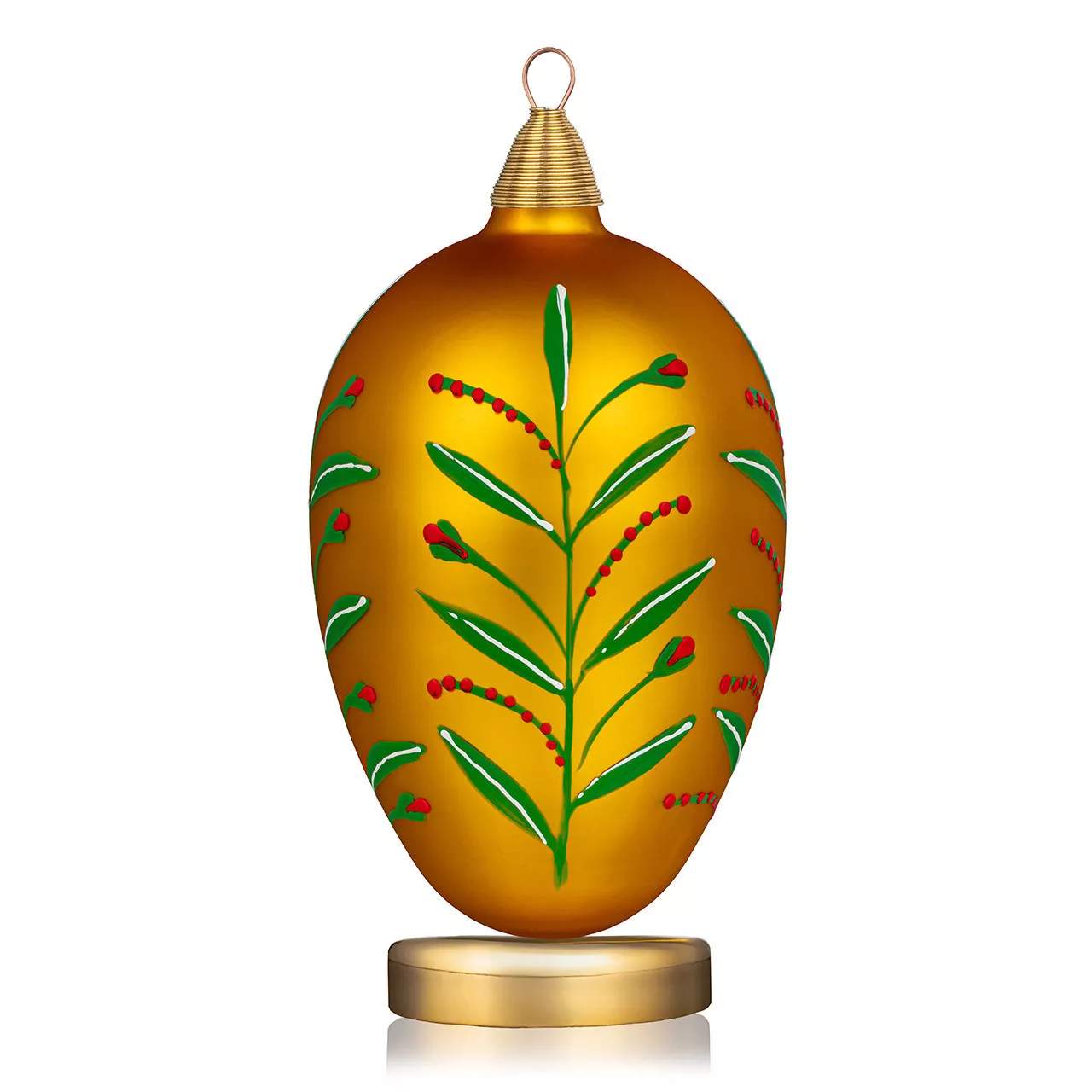 Іграшка новорічна Crystal Christmas Prymachenko's Fantastic Beats Gold, розмір 14х8 см (MP006) - Фото nav 2