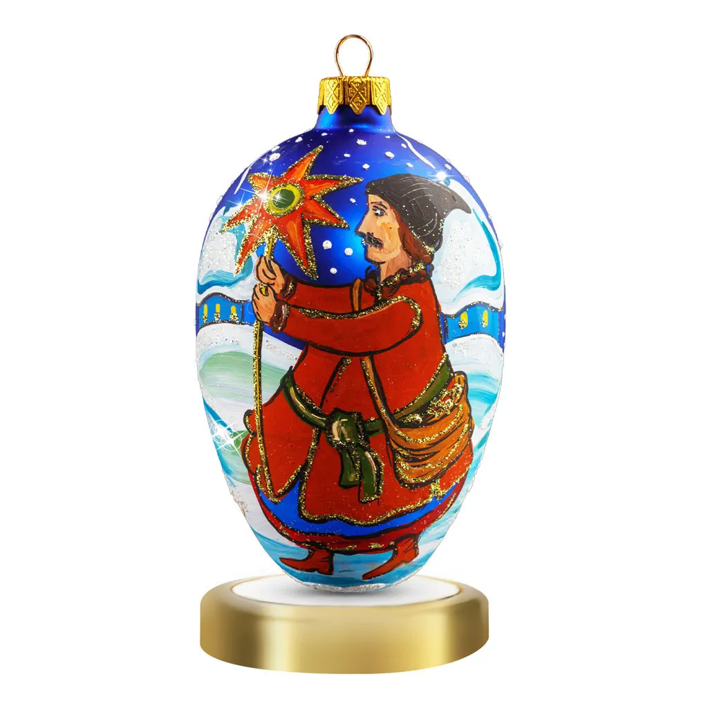 Игрушка новогодняя "Гоголь" Crystal Christmas National Traditions, размер 14х8 см (NT002) - Фото nav 1