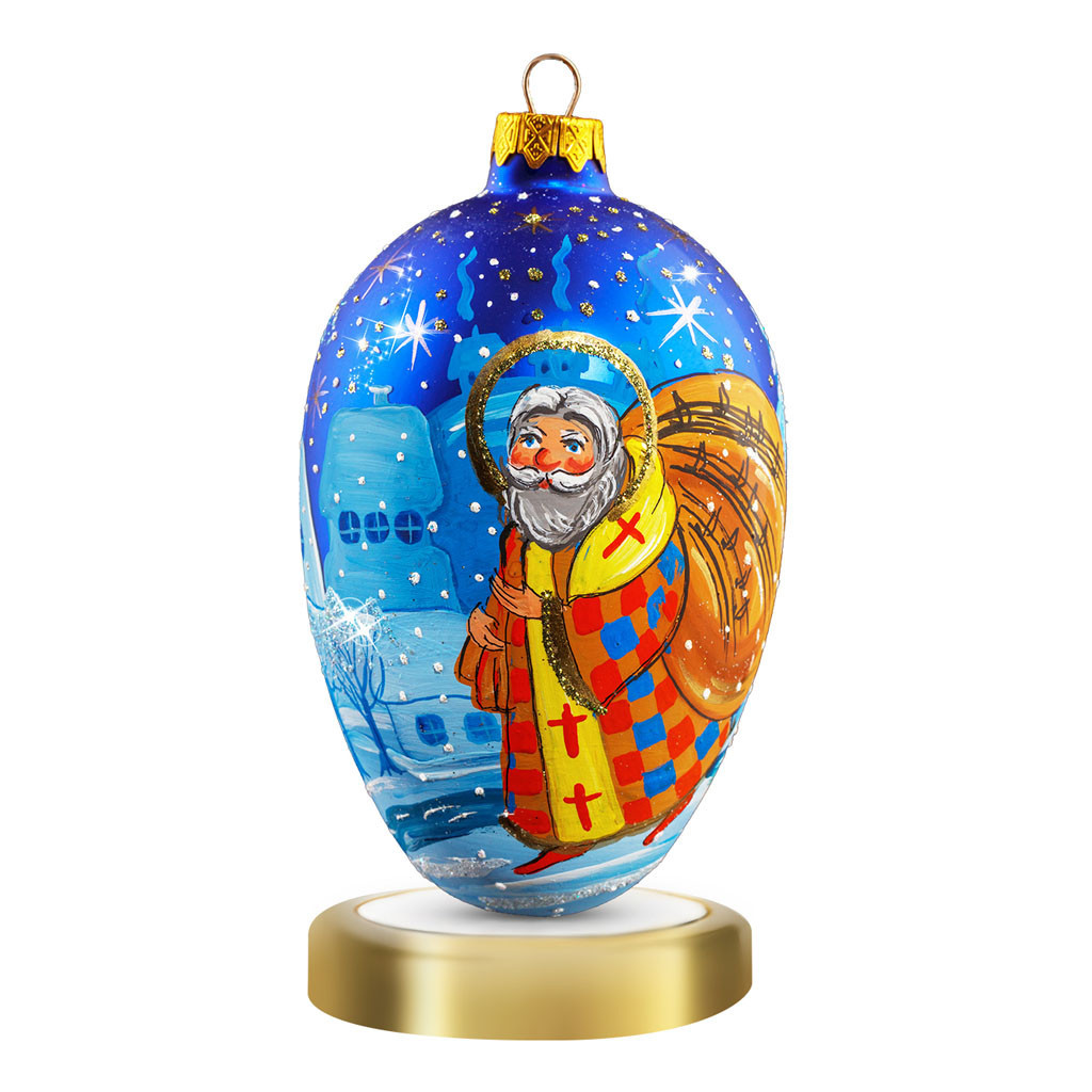 Игрушка новогодняя "Св. Николай" Crystal Christmas National Traditions, размер 14х8 см (NT001) - Фото nav 1